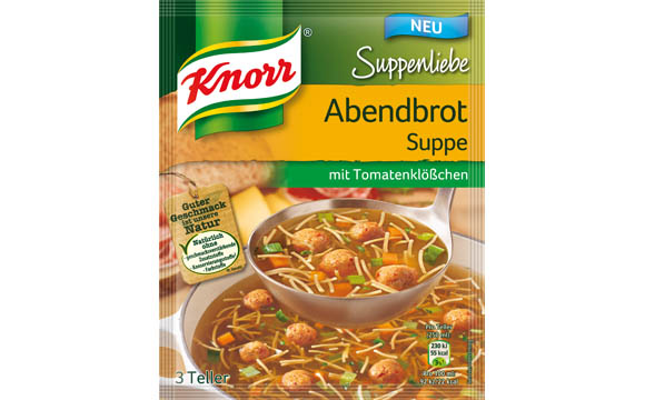 Knorr Suppenliebe Abendbrot Suppe mit Tomatenklößchen / Unilever Deutschland
