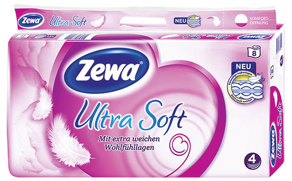 Zewa Ultra Soft Toilettenpapier / Essity Deutschland