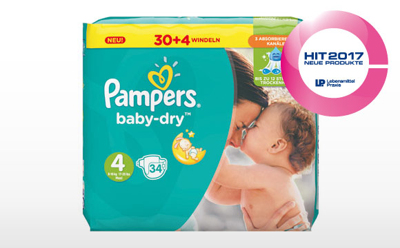 Verbesserte Pampers Baby-Dry Windel