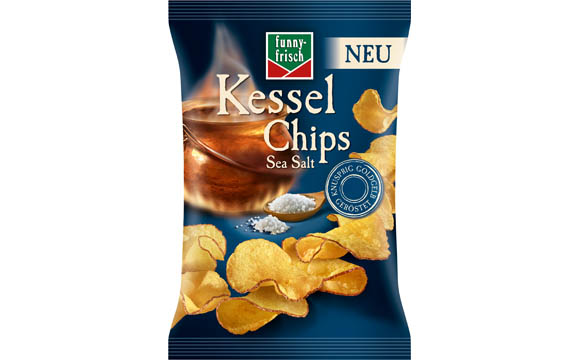 Artikelbild Funny-Frisch Kessel Chips Sea Salt / Intersnack Knabber-Gebäck