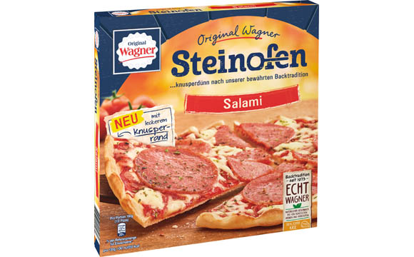 Original Wagner Steinofen Pizza mit leckerem Knusperrand / Nestlé Wagner