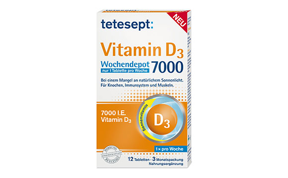 Tetesept Vitamin D3 Wochendepot 7000 / Merz Consumer Care