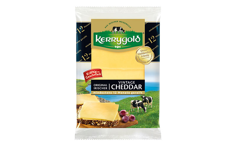 Kerrygold Original Irischer Vintage Cheddar Scheiben / Ornua Deutschland