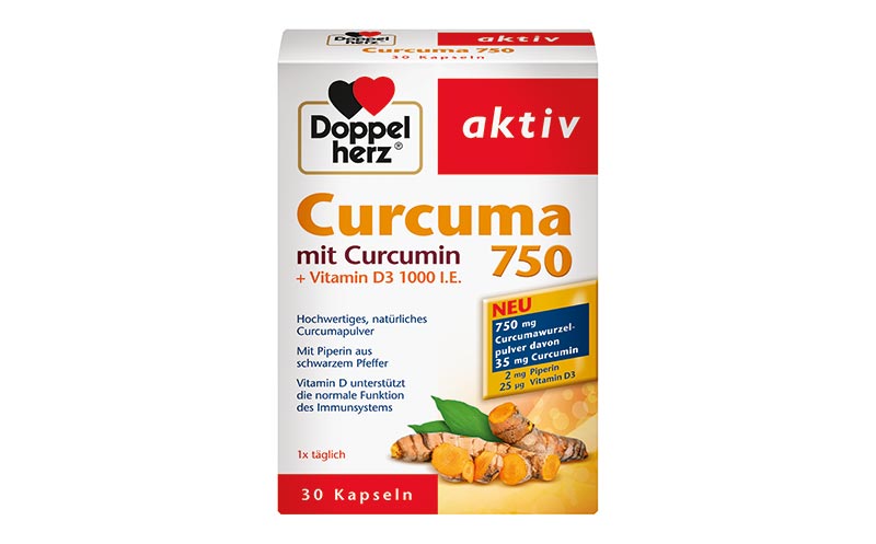 Artikelbild Doppelherz Curcuma 750-mg-Kapseln/Queisser Pharma