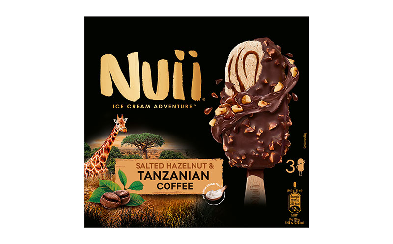 Artikelbild Nuii Salted Hazelnut & Tanzanian Coffee/Froneri Schöller