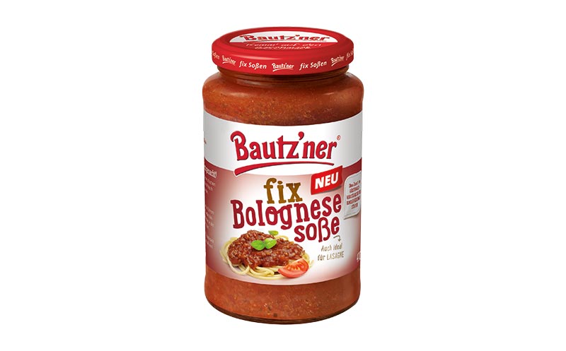 Artikelbild Bautz’ner fix Soße bolognese/Develey Senf & Feinkost