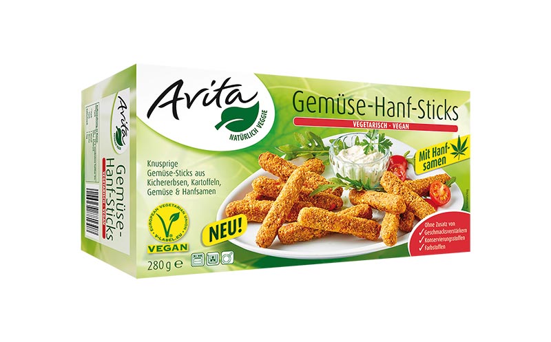 Avita Gemüse-Hanf-Sticks/Schne-frost Ernst Schnetkamp