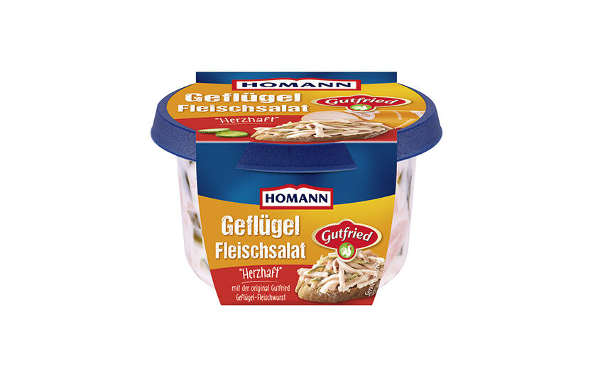 Homann Geflügel Fleischsalate / Homann 
