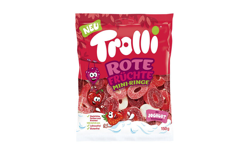 Artikelbild zu Artikel Trolli Rote Früchte  Mini Ringe / Trolli