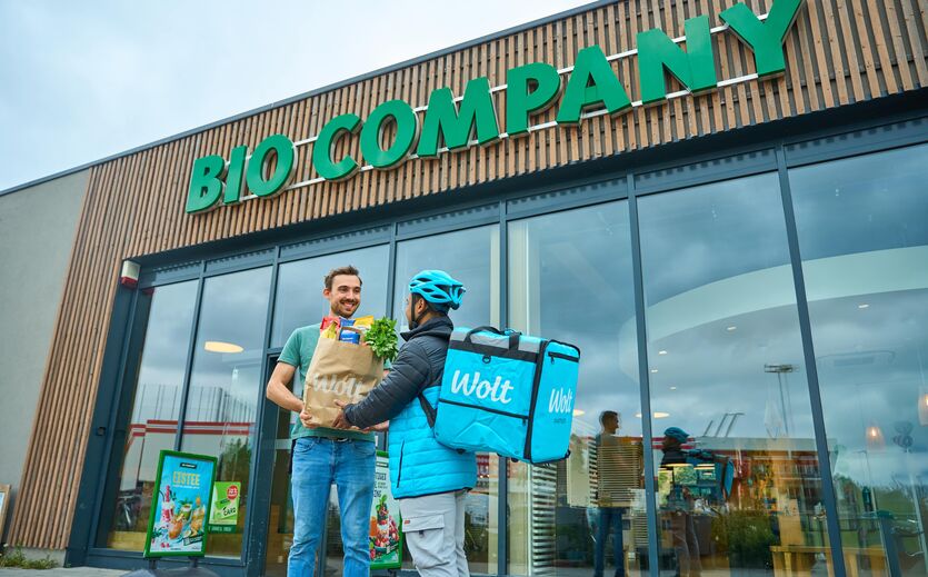 Artikelbild zu Artikel Wolt liefert in Berlin Waren der Bio Company