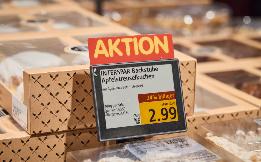 Interspar rüstet Filialen mit elektronischen Regaletiketten aus