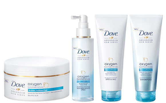 Dove Advanced Hair Series Oxygen Feuchtigkeitspflege / Unilever