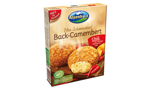 Ofen Schmankerl Back-Camembert Chili / Alpenhain Käsespezialitäten