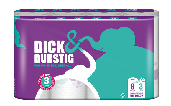 Dick & Durstig Haushaltstücher / Hakle