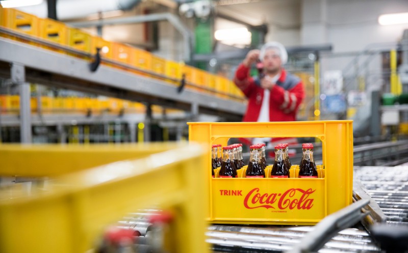 Coca-Cola European Partners Deutschland GmbH am Standort Mönchengladbach, aufgenommen am 29.11.2017. Foto: Gero Breloer für Coca-Cola Deutschland GmbH
