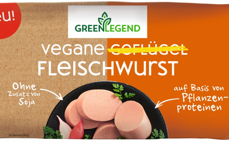 Artikelbild Green Legend als neue vegane Produktlinie