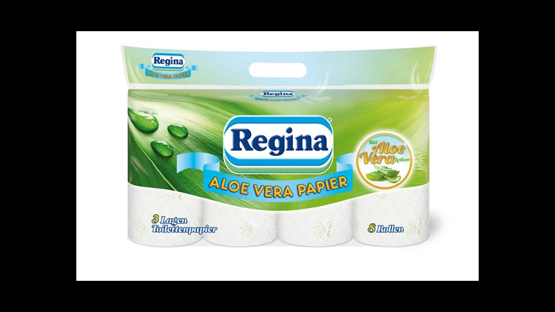 Hygienepapiere - Gold Regina - Regina Aloe Vera Papier / Delisoft   Lebensmittelpraxis.de