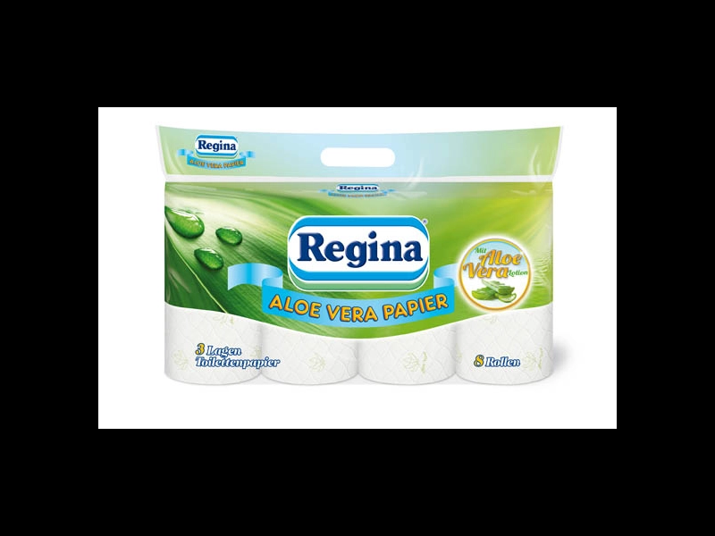 Hygienepapiere - Gold Regina - Regina Aloe Vera Papier / Delisoft   Lebensmittelpraxis.de