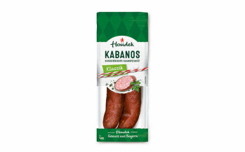 Den Klassiker „Kabanos“ gibt es schon seit dem Anfang der Firmengründung. 35 Prozent beträgt der Marktanteil von Houdek im Segment SB-Kabanos