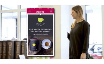 Der Mymuesli-Laden in München wurde als erster mit der Beacon-Technologie von Barcoo ausgestattet.