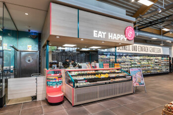 Untermieter: Eat Happy produziert vor Ort Sushi und asiatische Snacks.  