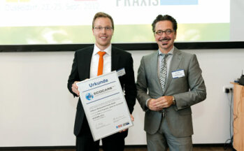 Andreas Bieda (l.), Technical Manager Foods DACH Unilever, und Reiner Mihr.