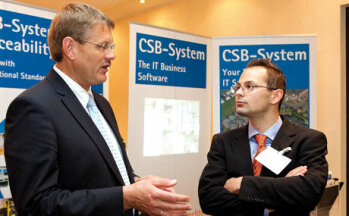 Parallel zum Logistik-Forum präsentierte die CSB System AG an ihrem Stand IT-Lösungen für die Food-Branche.