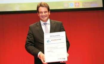 Tolle Leistung: Dr. Michael Raß (Teutoburger Ölmühle) beeindruckte die Juroren durch sein umfangreiches Bio- und Nachhaltigkeits-Engagement.