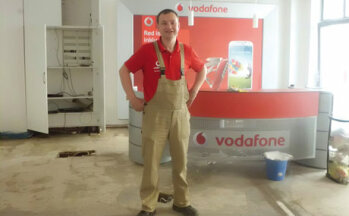 Rechtzeitig: Dennis Preusser konnte mit seinen Leuten das Vodafone-Geschäft noch leerräumen.