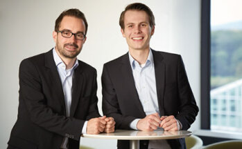 Marius Lang (l.), Senior Brand Manager Oral Care DACH, Andre Hafner, Senior Category Manager Oral Care DACH, Procter & Gamble