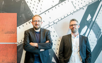 Kreative Partner: Pellegrino Bruno (l.) und Bernd Achterfeldt von der Agentur WFG.