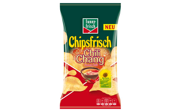 Funny frisch Chipsfrisch Chili Chang / Intersnack Knabber-Gebäck