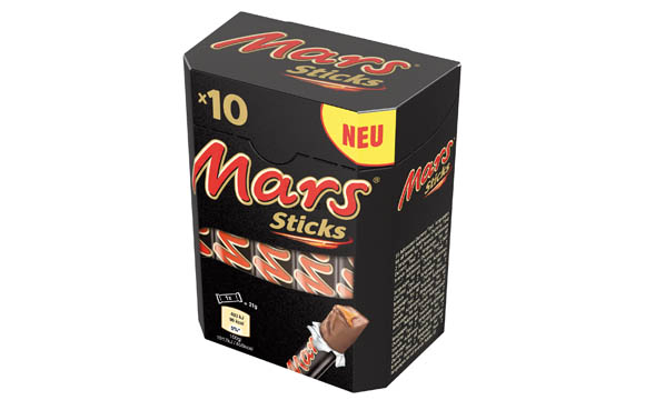 Mars, Twix und Snickers Sticks / Mars