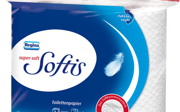 Artikelbild Regina Softis Toilettenpapier 4-Rollen-Packung / Sofidel Germany
