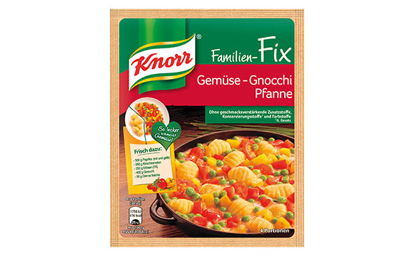 Artikelbild Knorr Familien-Fix Gemüse-Gnocchi-Pfanne / Unilever Deutschland