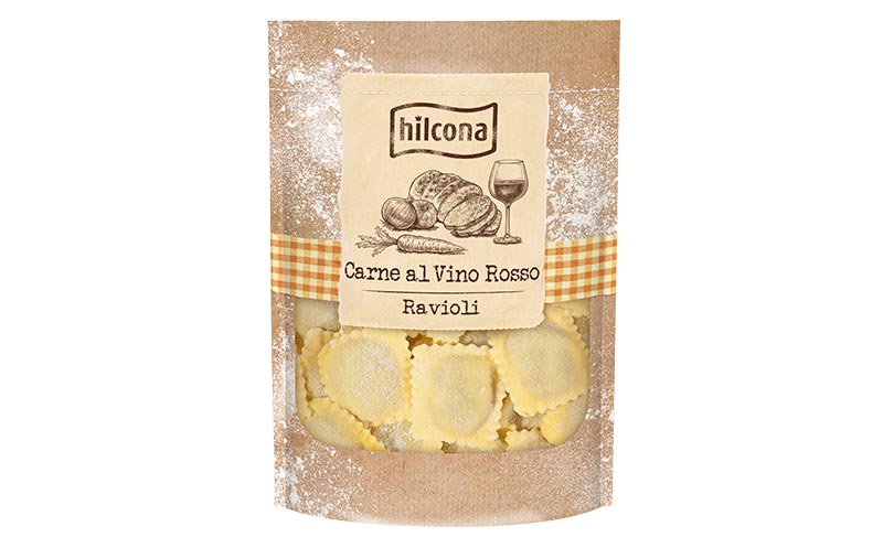 Hilcona Pasta Tradizionale Ravioli Carne al Vino Rosso / Hilcona