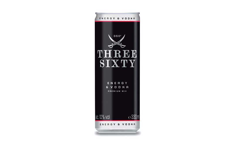 Three Sixty Vodka Premium Mix / Schwarze & Schlichte