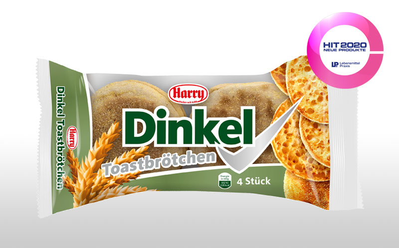 Artikelbild Dinkel-Toastbrötchen von Harry - voll und ganz ein runder Genuss