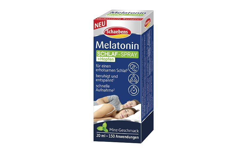 Melatonin Schlaf-Spray + Hopfen/Schaebens