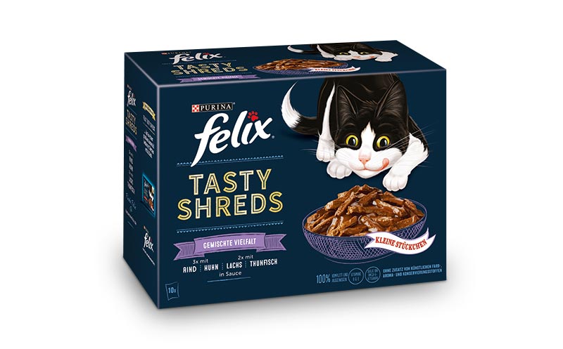 Felix Tasty Shreds/Nestlé Purina PetCare Deutschland