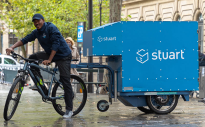 Artikelbild Monoprix liefert in Paris schwere Güter mit Cargo Bikes