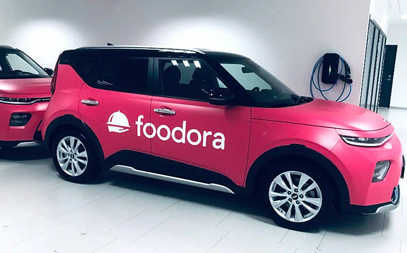 Artikelbild foodora stellt auf Elektroautos um