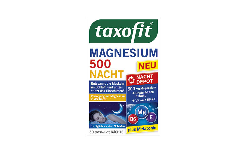 Taxofit Magnesium 500 Nacht / MCM Klosterfrau 