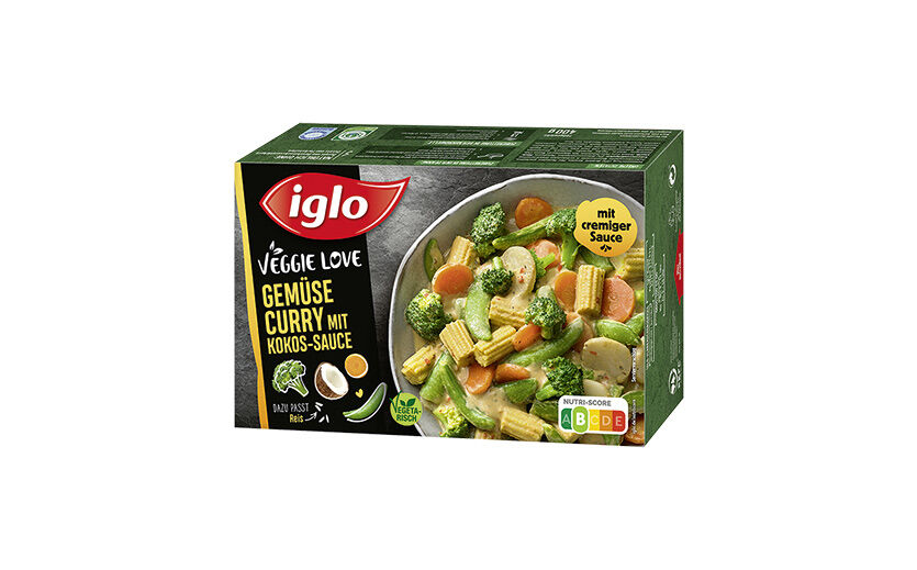 Iglo Veggie Love Gemüse Curry mit Kokos-Sauce / Iglo