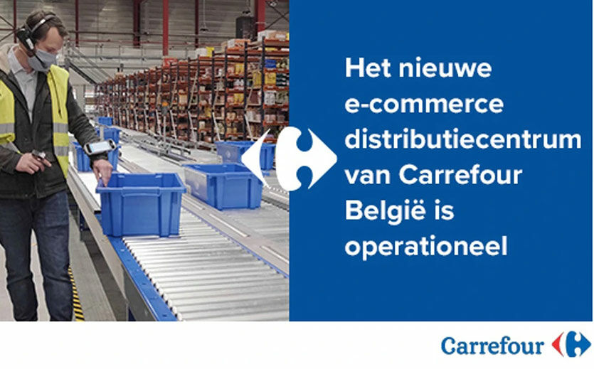 Artikelbild Neues halbautomatisches Carrefour-Vertriebszentrum für Online-Bestellungen