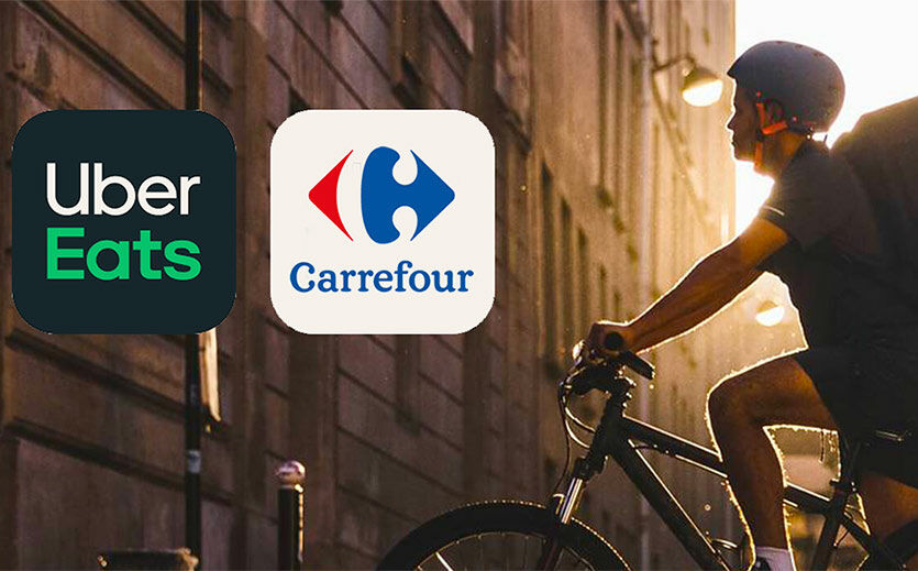 Artikelbild Carrefour baut Partnerschaft mit Uber Eats aus