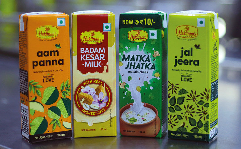 Artikelbild Haldiram’s Nagpur steigt mit SIG in die Produktion haltbarer Ethno-Getränke ein