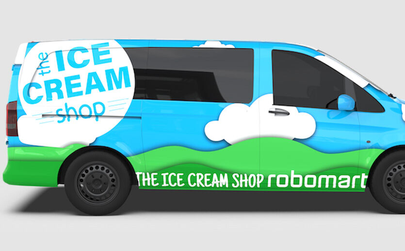 Artikelbild Automatisierte mobile Eisdiele von Robomart liefert Eis von Unilever
