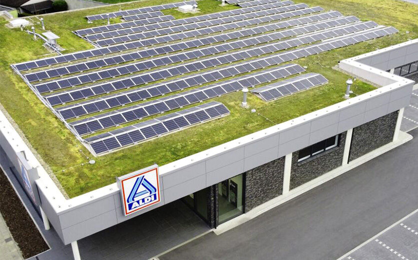 Artikelbild Aldi treibt Umrüstung auf Ökostrom voran