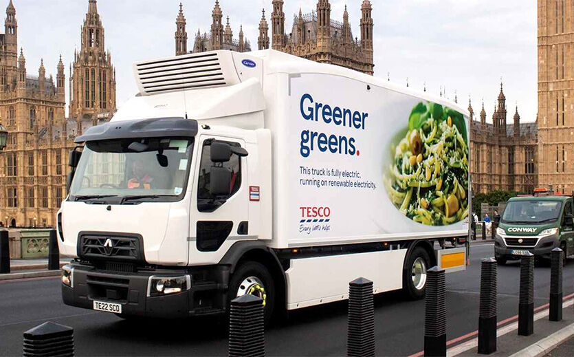 Artikelbild Tesco liefert in London emissionsfrei